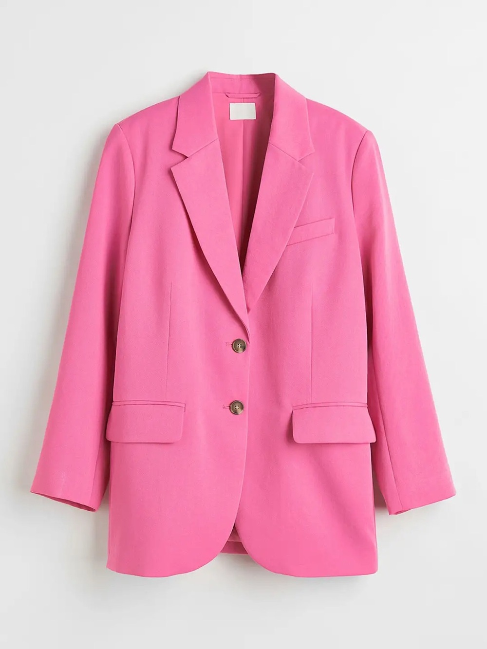 H&M Pink Women's Oversize Blazer Jacket